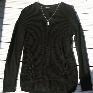 Shop Priceless Oversized Sweater w/ Cross details